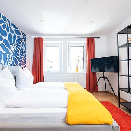 Bunter Hund Apartments - Zentrales Apartment, Parkplatz, Wintergarten, Kinderzimmer Rothenburg ob der Tauber Buitenkant foto